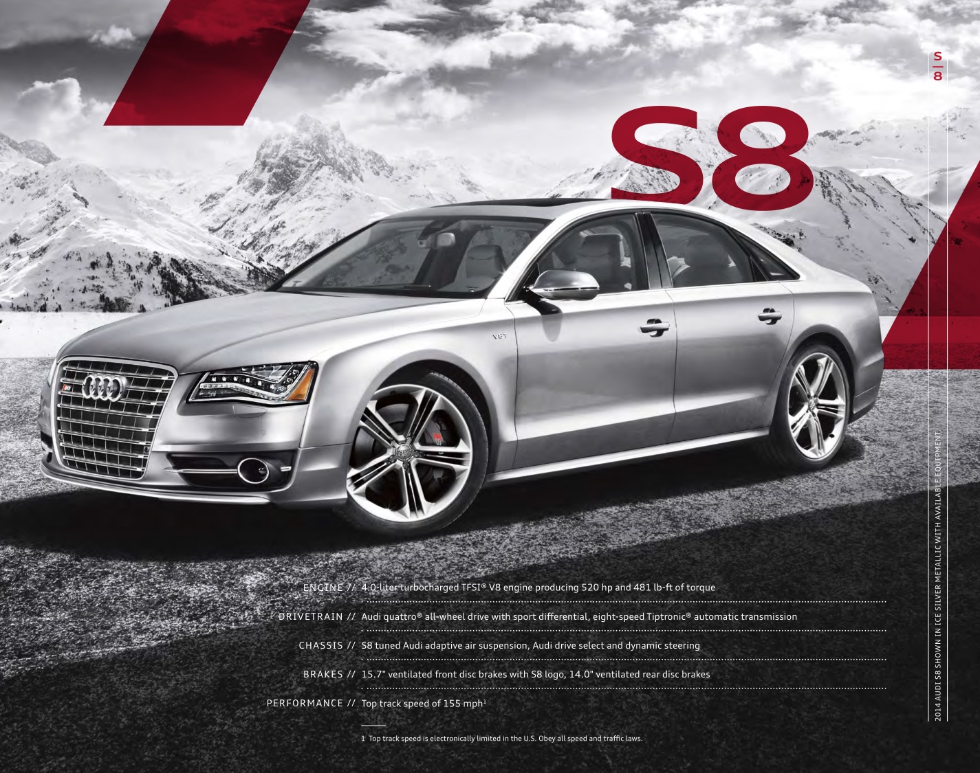 2014 Audi A8 Brochure Page 9